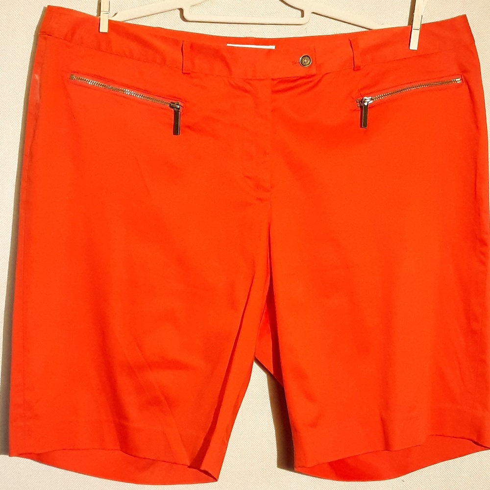 M Michael Kors Flat Front Zipper Pocket Short